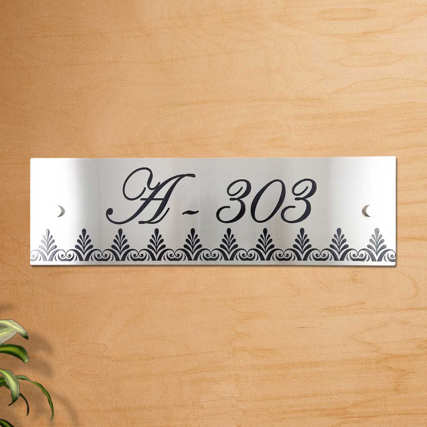 Rectangular Name Plate Buy Personalized Engraved Rectangle Classic Stainless Steel Name Plate ...