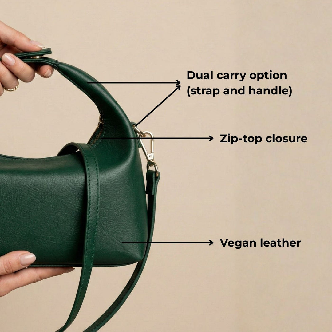 Cherry Ellara Vegan Leather Handbag