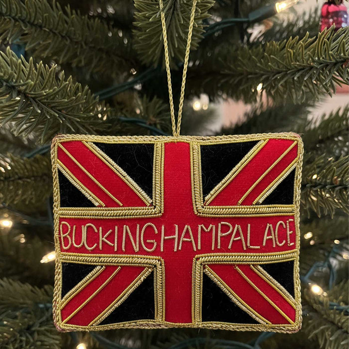 Buckingham Palace Flag Premium Zardozi Ornament