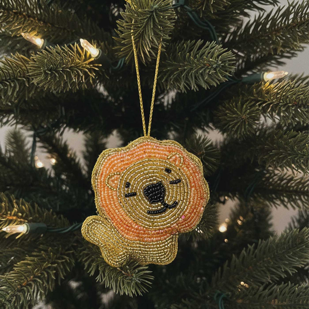 Lion Cotton Premium Zardozi Ornament