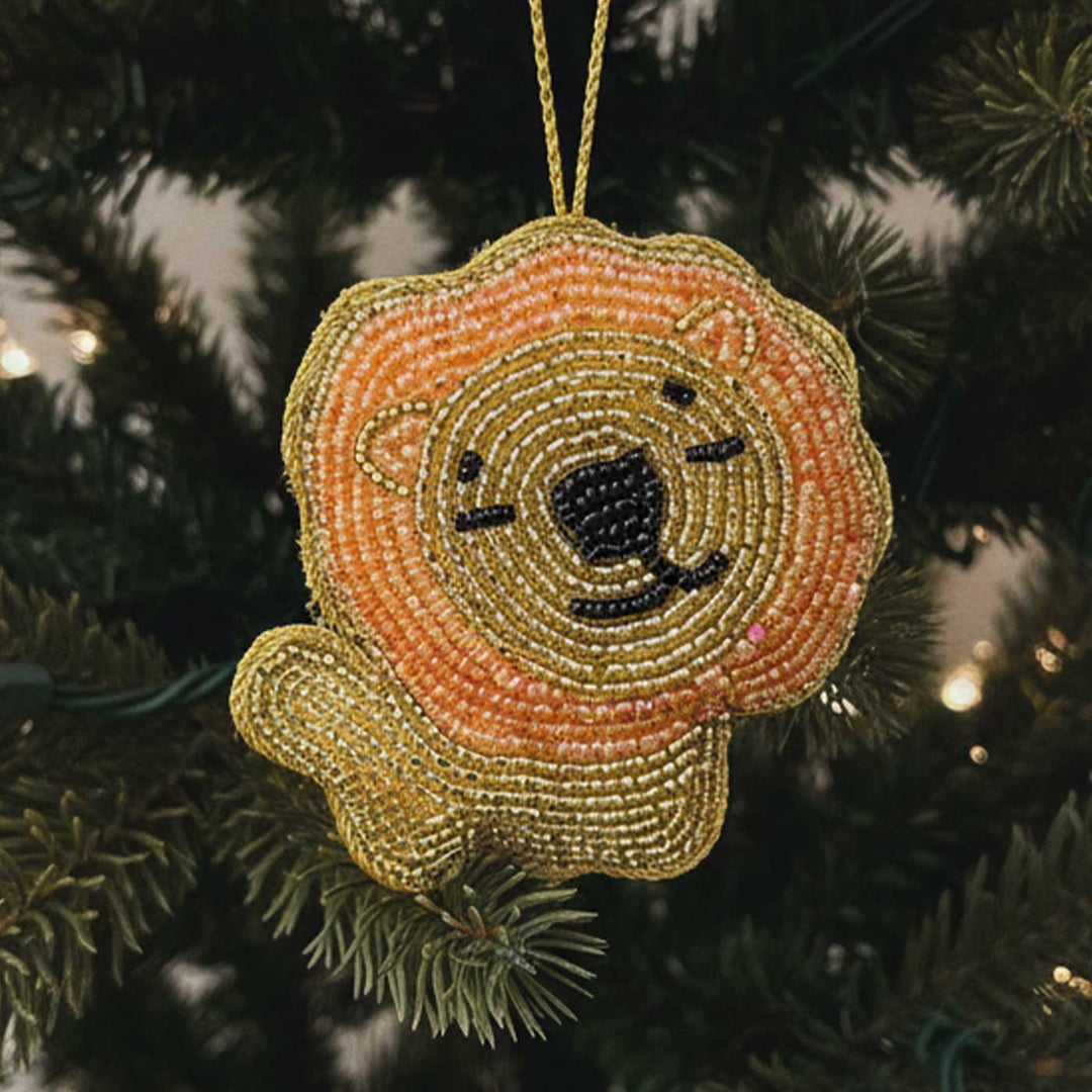 Lion Cotton Premium Zardozi Ornament