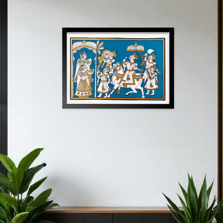 11 X 7.5 Inch | Welcoming Paper Phad Painting