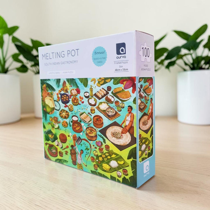 Melting Pot | South Indian Gastronomy Lifestyle Puzzle | 100 Pieces