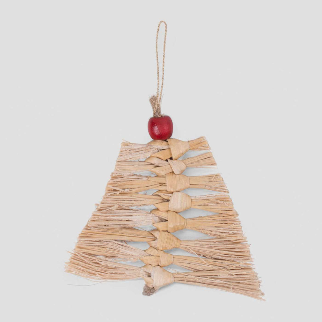 5 Pc | Handmade Banana Bark Frill Tree Hanging Ornaments