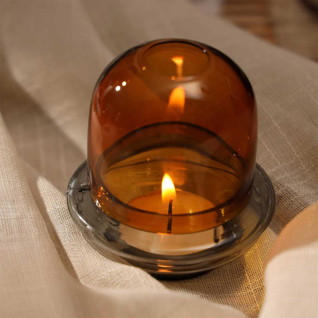 Durable Dome Shaped Glass Tealight Holder