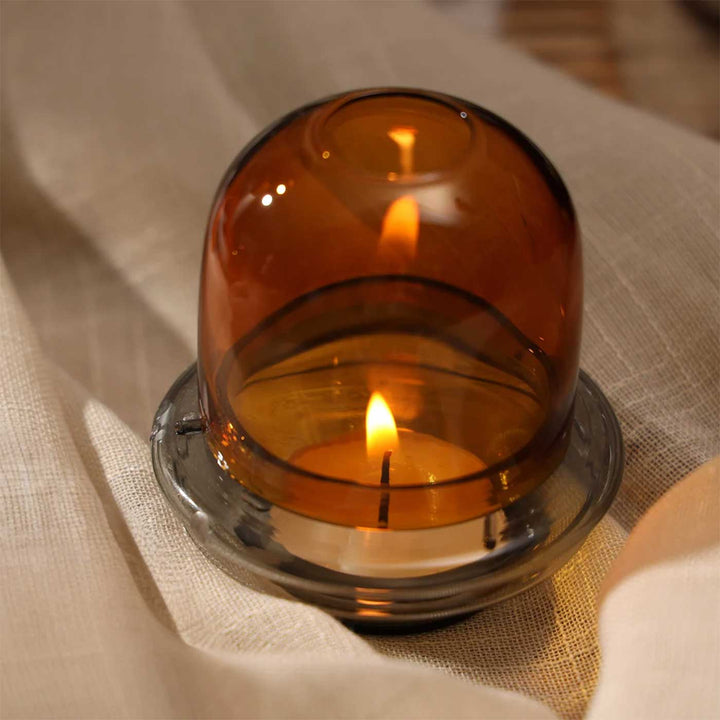 Durable Dome Shaped Glass Tealight Holder
