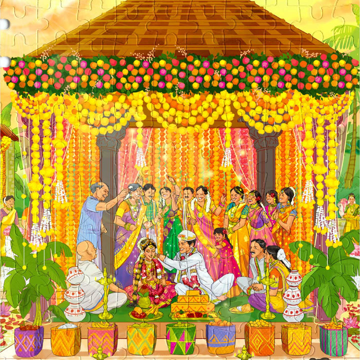 Sacred Knot | South Indian Wedding Lifestyle Puzzle | 300 Pieces