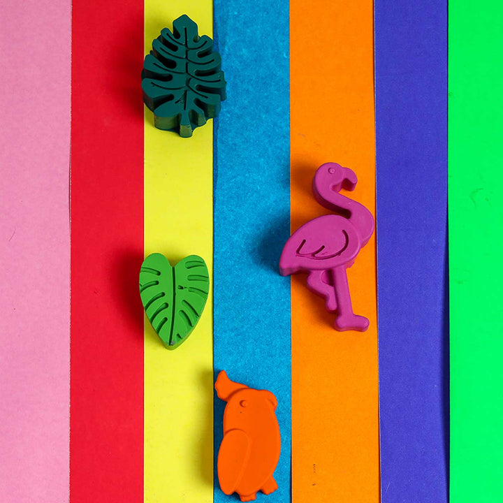 Handmade Non-Toxic Jumbo Bird Crayons | Set Of 6