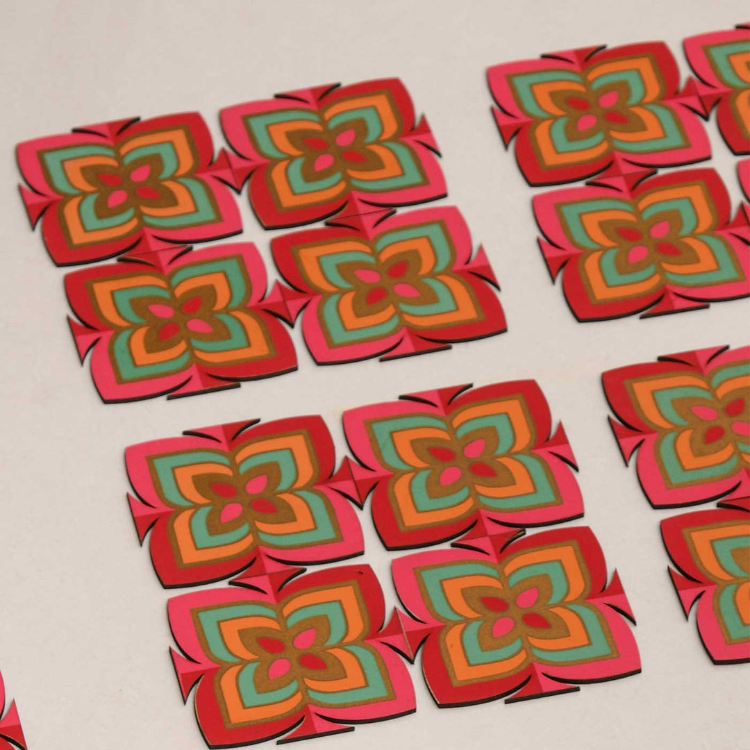 Handmade Akriti Motif Paper Rangoli