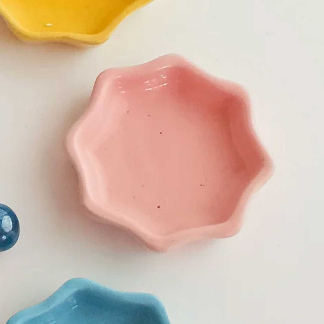 Handmade Star Shaped Ceramic Dhoop Base Stand