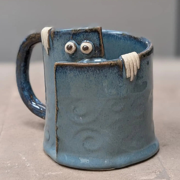 Handmade Peek-a-Boo Ceramic Mug | 250ml