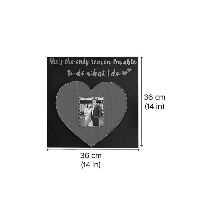 Photo Personalized Handmade String Art My Heart Is My Mum Wooden Decorative Plaque For Mothers