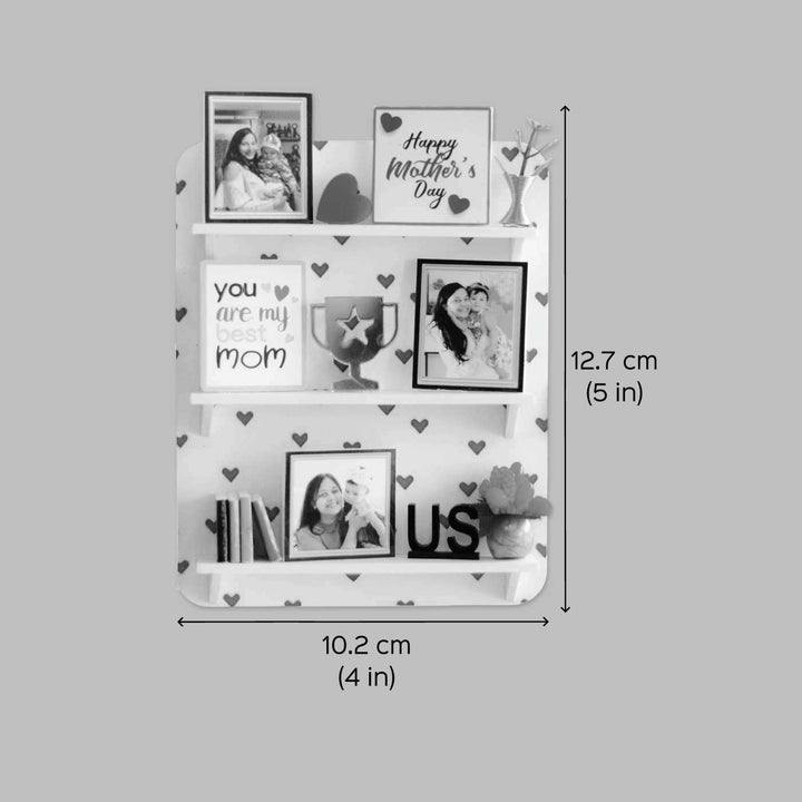 Photo Personalized Handmade Miniature Shelf MDF Decorative Plaque For Mom