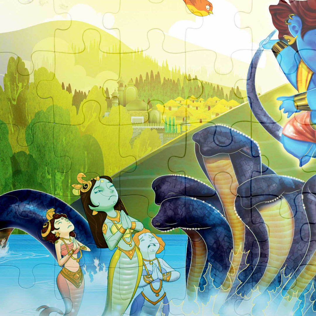 Krishna | The Protector Mythology Puzzle | 54 Pieces