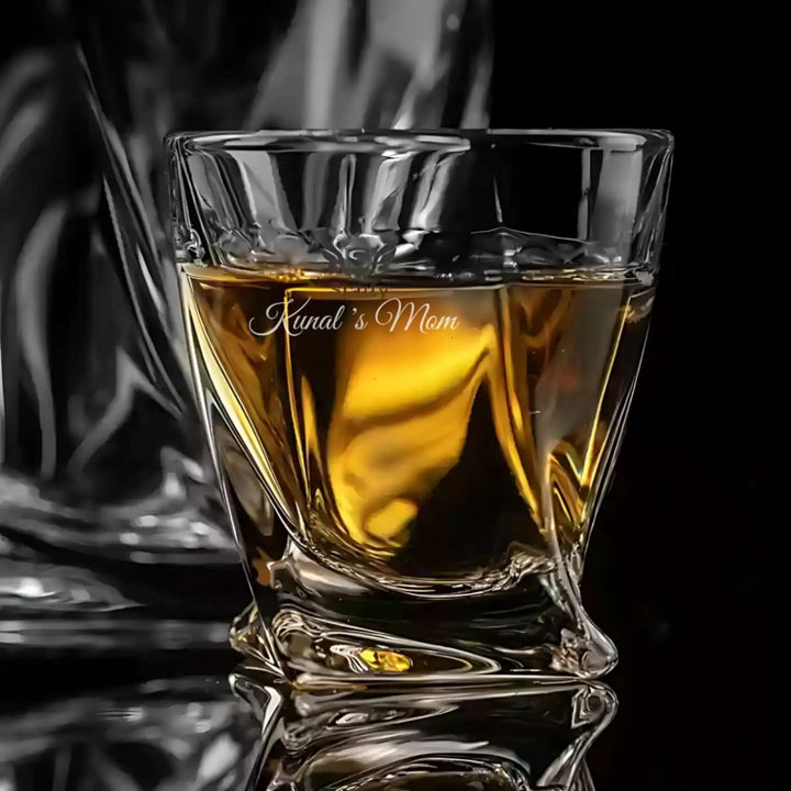 Personalized Engraved Whiskey Glass For Mothers | 310 ml