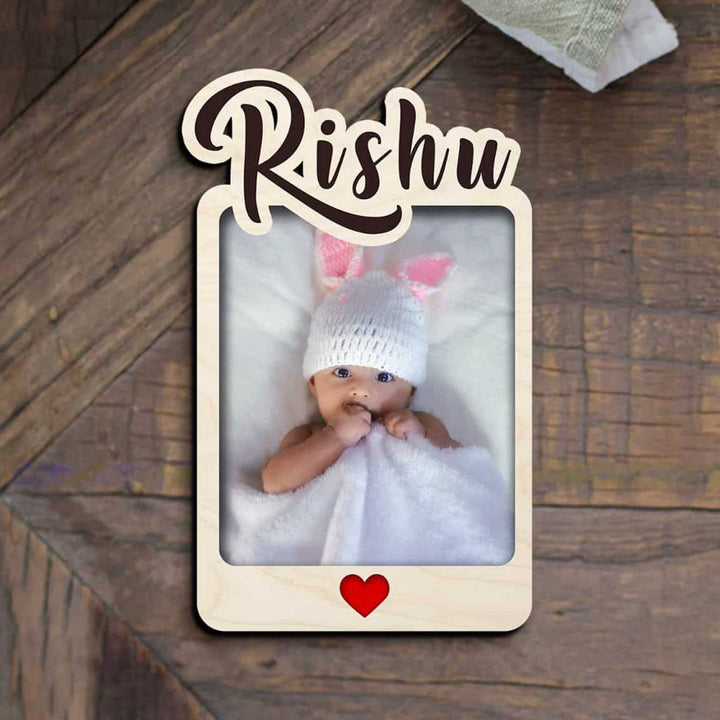 Photo Personalized Printed Cute Wooden Fridge Magnet