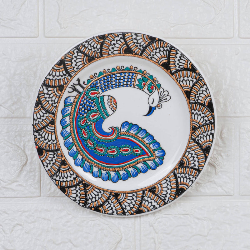 Handpainted Ceramic Wall Plate