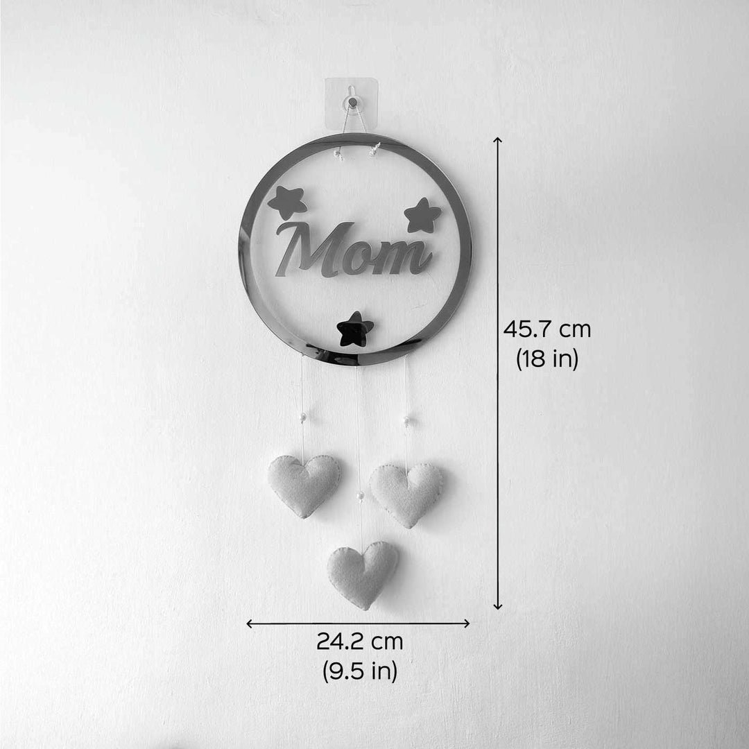 Handmade Mom Heart Theme Felt Hanging