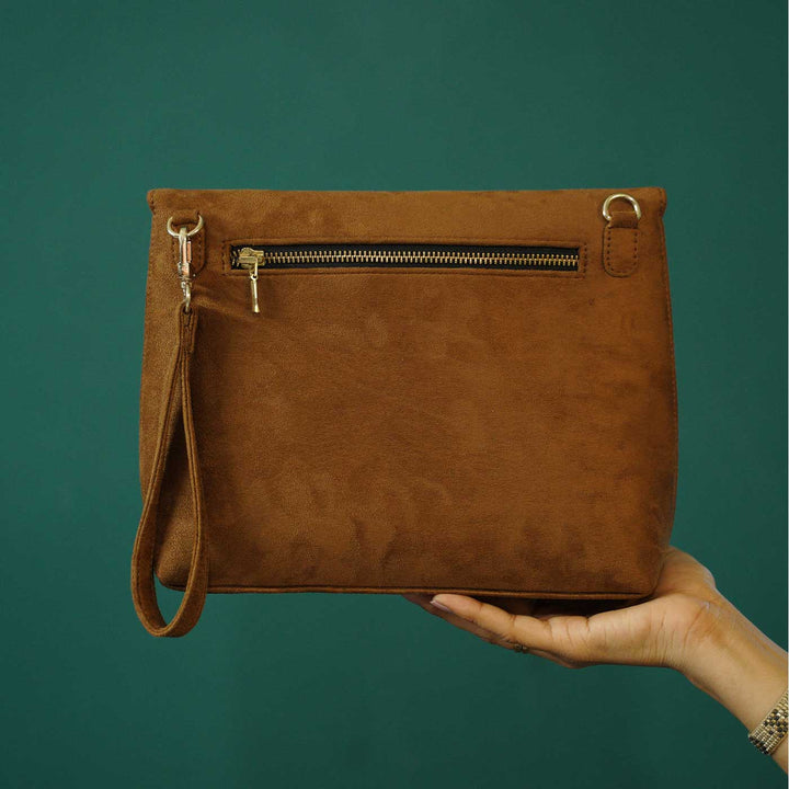 Hand-Painted Free & Fierce Shoulder Bag