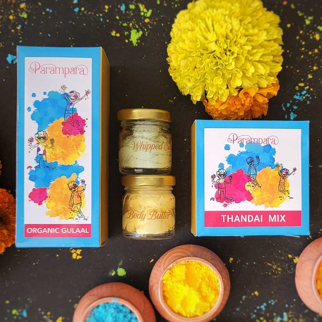 9 Pc | Organic Premium Holi Celebration Box