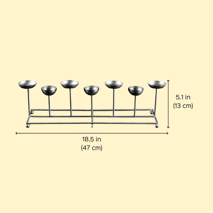18.5 Inch | Decorative Metal Tealight Holder