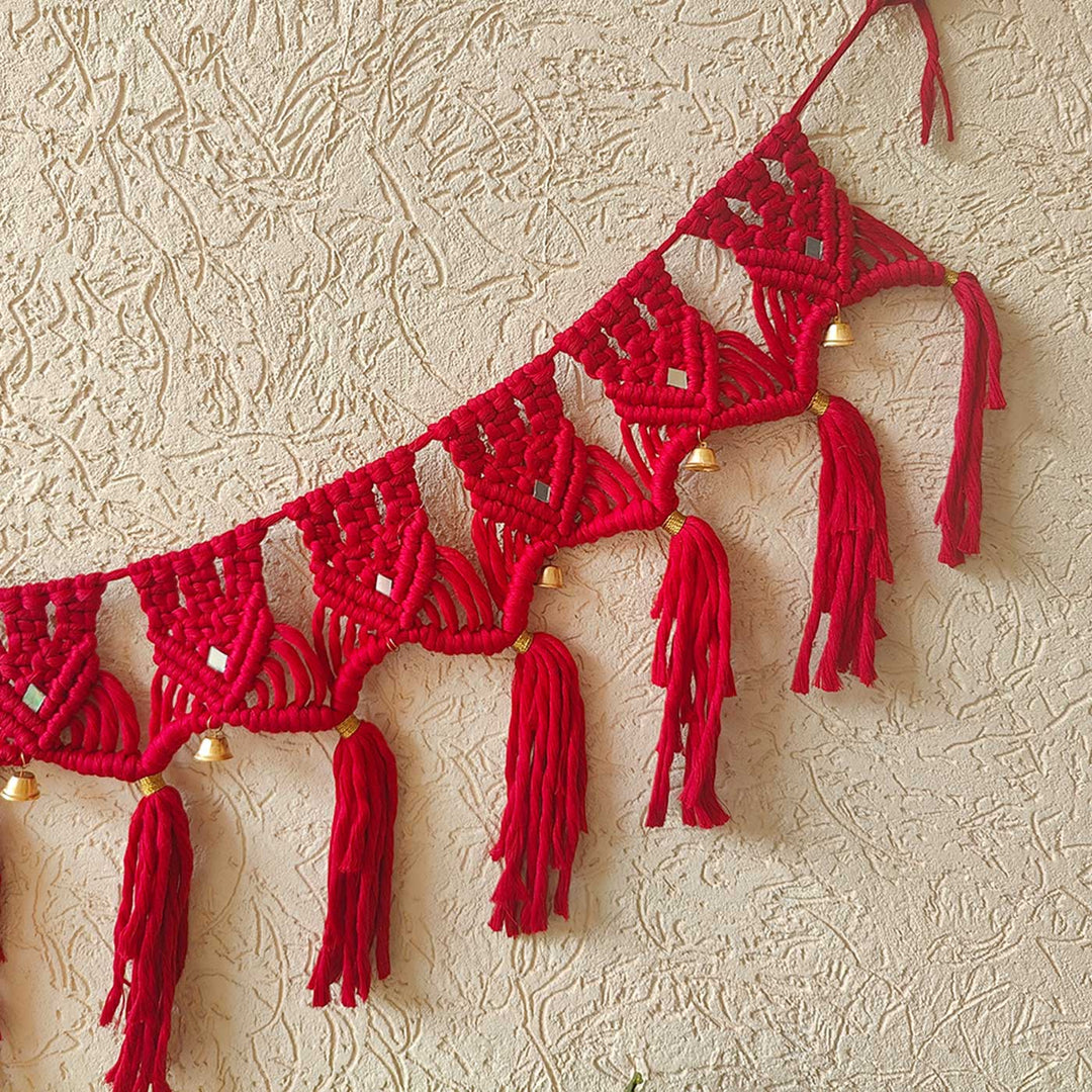 Handmade Macrame Samriddhi Design Cotton Toran