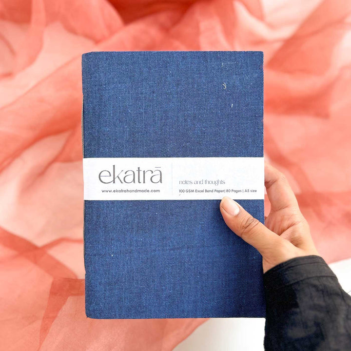 Solid Blue A5 Journal