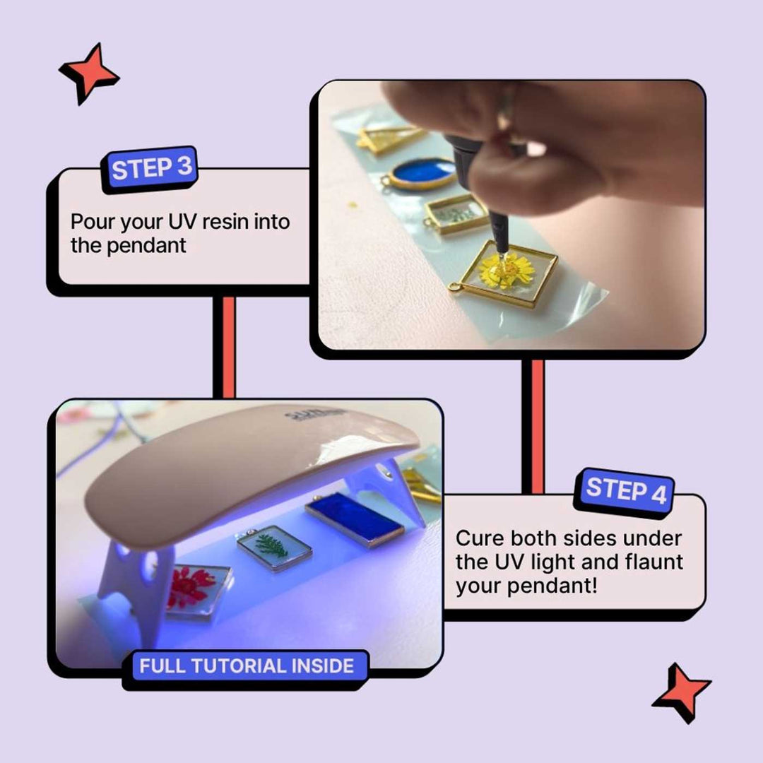 UV Resin Pendant DIY Kit