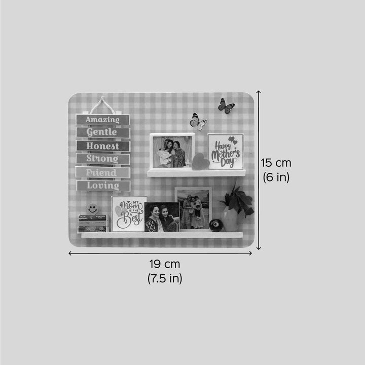 Photo Personalized Handmade Miniature Shelf MDF Decorative Plaque
