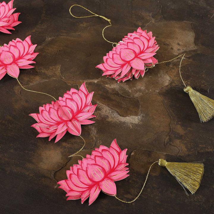 Handmade Lotus Design Paper Hanging