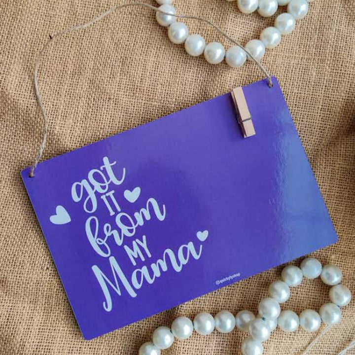 Photo Personalized Blue & Pink Hamper For Mothers | Set of 8