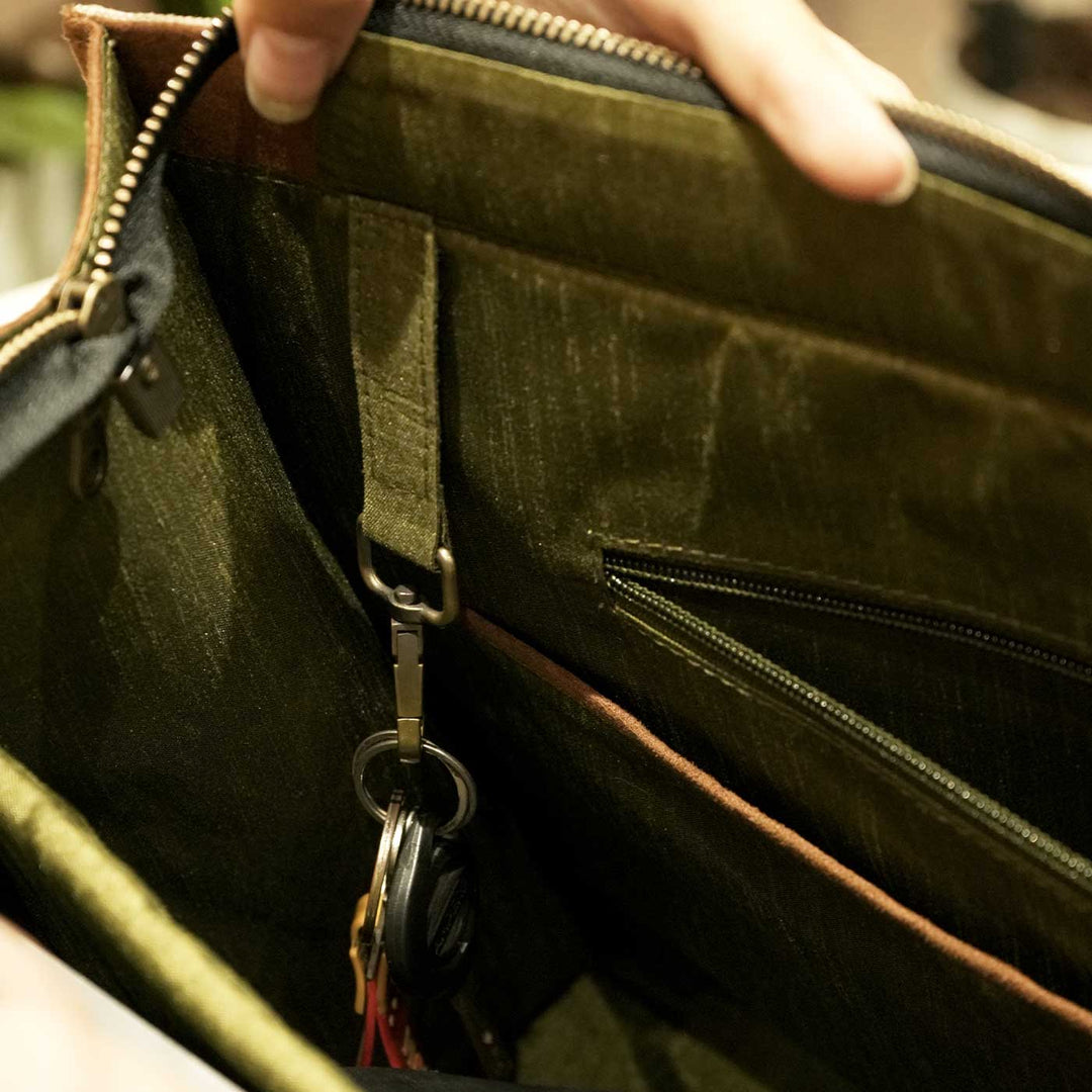 Personalized Hand Embroidered Garden Tote Bag