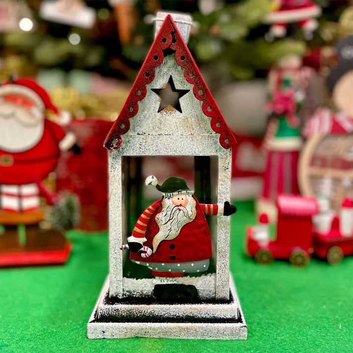 Decorative Winter'S Glass Tealight Holders For Christmas Decoration