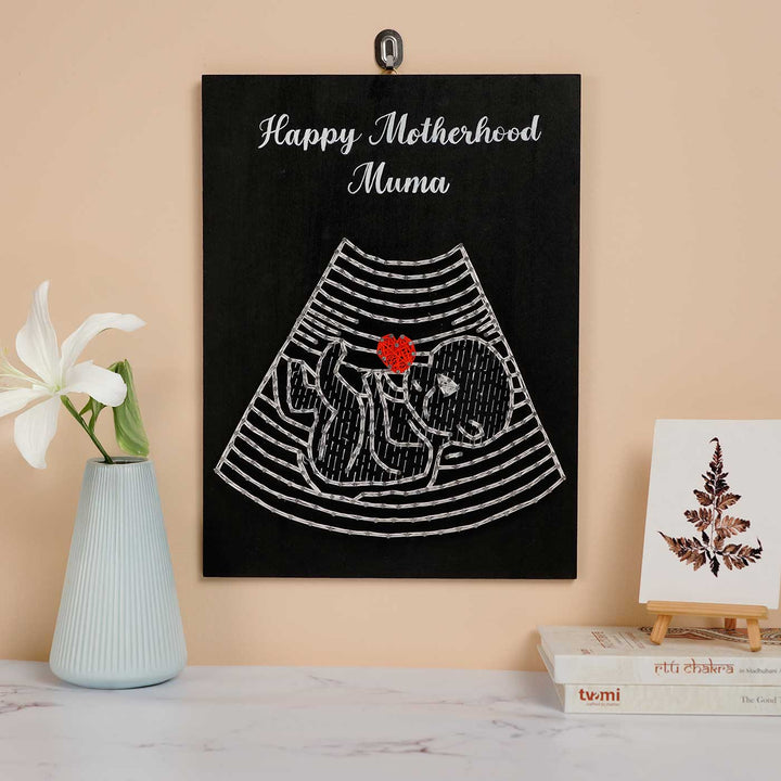 Personalized Handmade String Art New Mom Wooden Decorative Plaque For Mothers