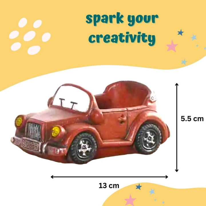 Paint Your Own Car Theme Ceramic Planter DIY Kit