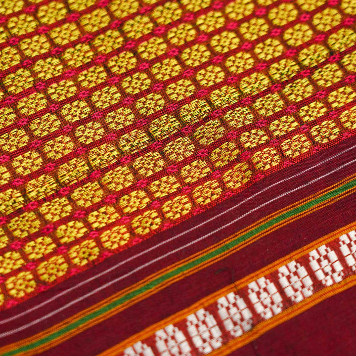 Golden Khunn Fabric Cotton Blouse Piece | 90cm