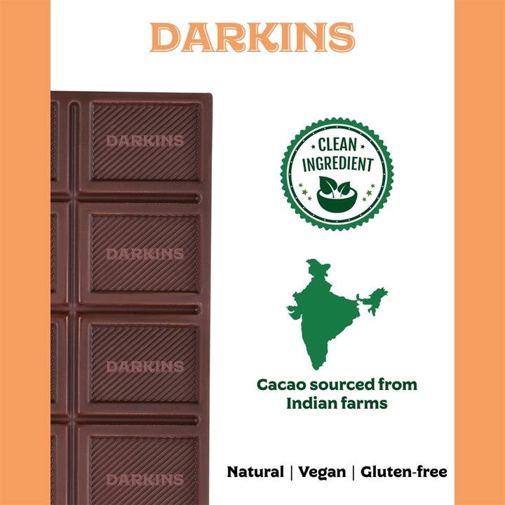 70% Dark | Vegan & Gluten Free Chocolate with Roasted Almonds