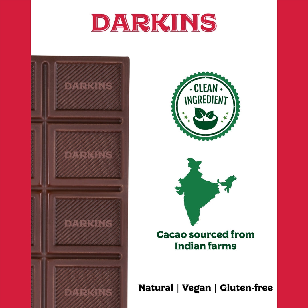 Vegan & Gluten Free | 70% Dark Chocolate with Cranberry & Bhut Jholokia Chilli