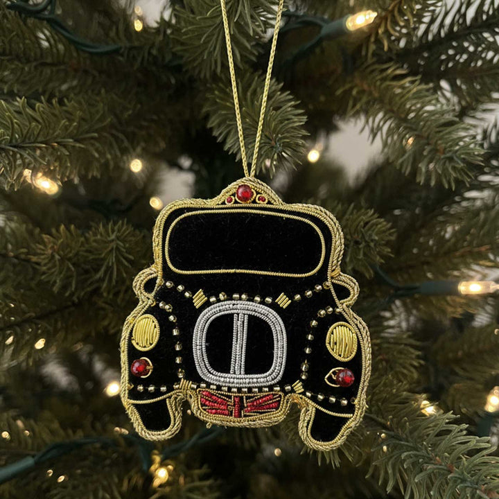 London Taxi Cotton Premium Zardozi Ornament