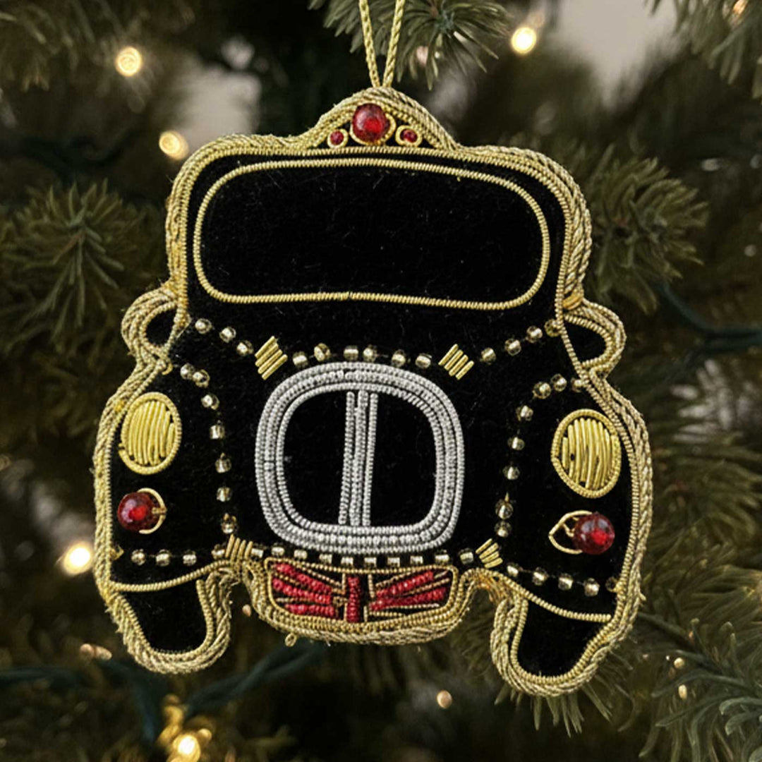 London Taxi Cotton Premium Zardozi Ornament