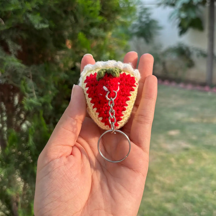 Handmade Crochet Pastry Cotton Bag Charm