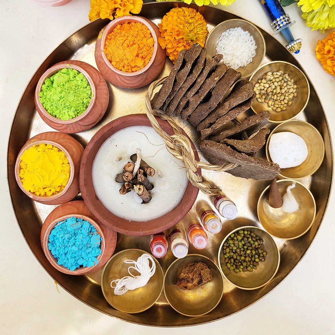 22 Pc | Organic Premium Holika Dahan Pooja Box