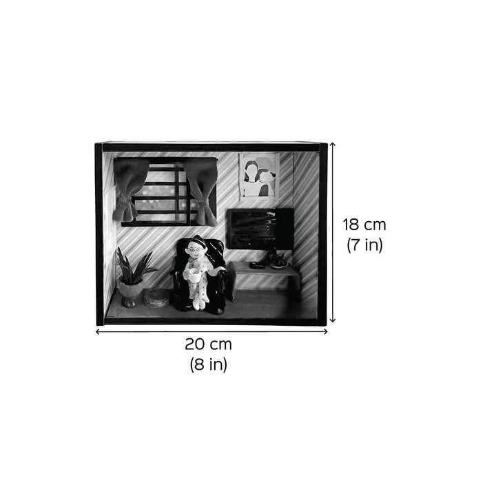 Photo Personalized Handmade Miniature Clay Room Theme Wooden Decorative Plaque