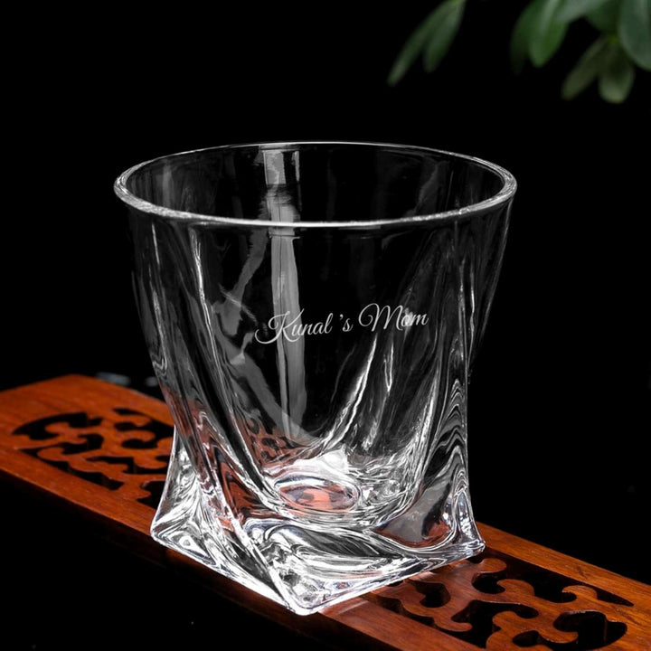 Personalized Engraved Whiskey Glass For Mothers | 310 ml