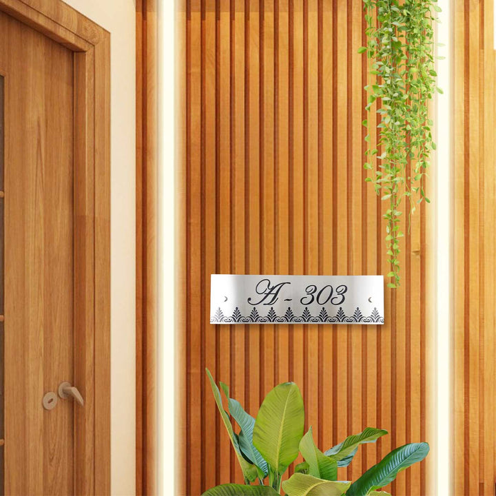 Personalized Engraved Rectangle Classic Stainless Steel Name Plate