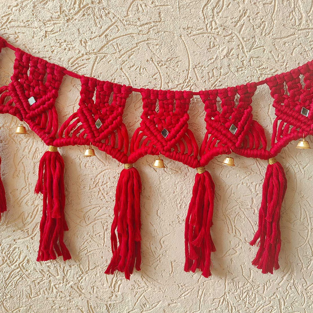 Handmade Macrame Samriddhi Design Cotton Toran