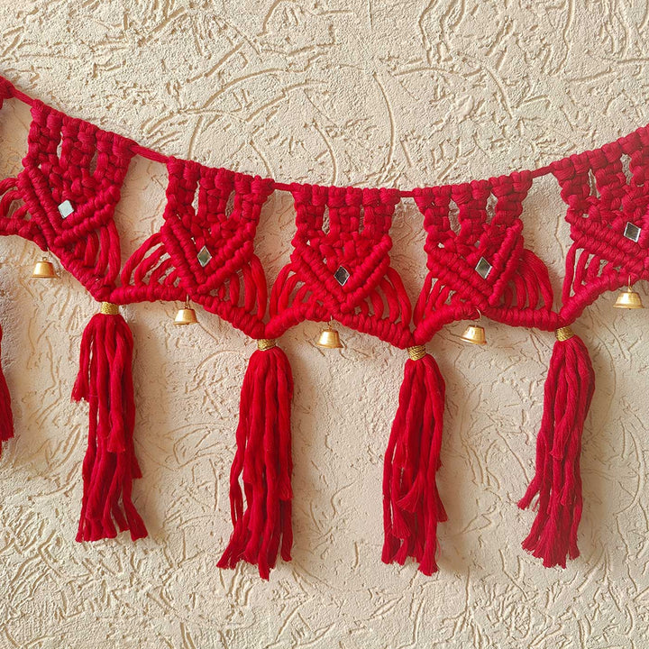 Handmade Macrame Samriddhi Design Cotton Toran