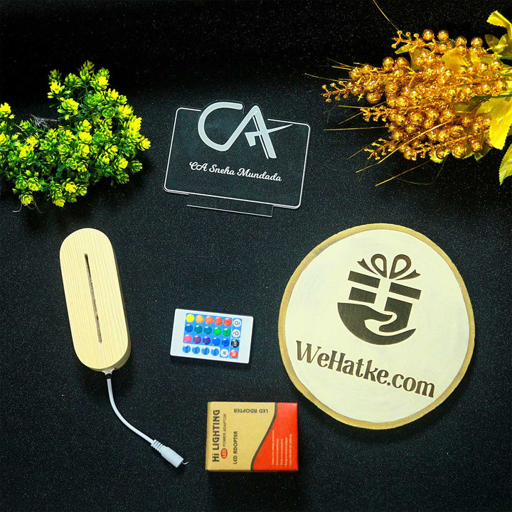 Personalized Ca Theme Acrylic Name Plate