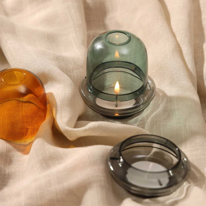 Durable Dome Shaped Glass Tealight Holder