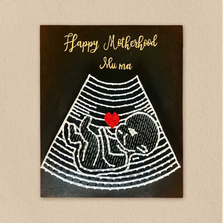 Personalized Handmade String Art New Mom Wooden Decorative Plaque For Mothers